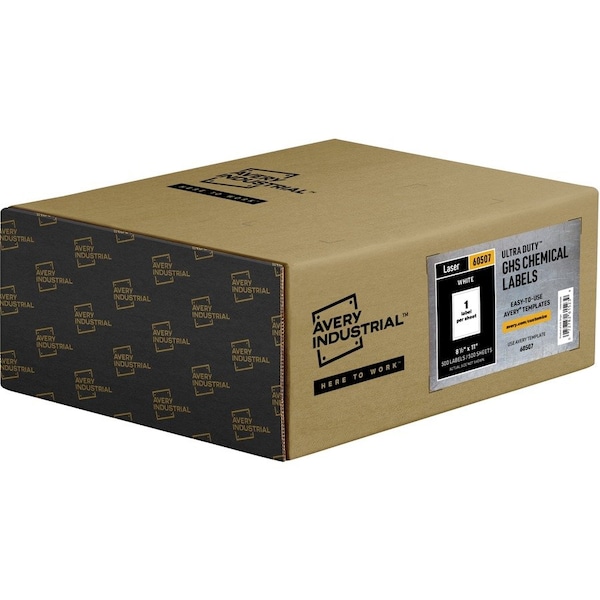 Avery Label, Ghs Chemical, 8.5X11 Pk AVE60507 - main